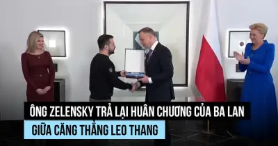 Zelensky trả lại huân chương cao quý cho Ba Lan sau tranh chấp lịch sử