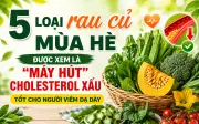 5 loại rau củ mùa hè giúp kiểm soát mỡ máu và tốt cho người viêm dạ dày