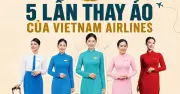 50 năm, 5 lần đổi đồng phục tiếp viên Vietnam Airlines: Từ áo dài đỏ đến vàng-xanh