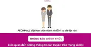 Aeon Mall Long Biên xin lỗi khách hàng bị nghi ngờ lấy cắp hàng