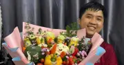 Anh Chiến sáng tạo bó hoa từ rau củ quả độc đáo ở Cần Thơ
