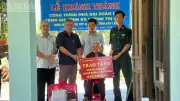 Bộ đội Biên phòng Đắk Lắk trao tặng Nhà Đại đoàn kết cho hộ nghèo