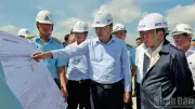 Bí thư Tỉnh ủy Lâm Đồng kiểm tra dự án sửa chữa đường băng sân bay Liên Khương