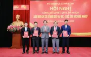 Bộ trưởng Hoàng Minh Sơn chủ trì hội nghị công bố quyết định bổ nhiệm nhân sự giáo dục