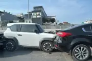 Ba ô tô va chạm liên hoàn trên đường Vành đai 2