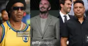 Beckham diện vest, Ronaldo và Ronaldinho hội ngộ trên khán đài World Cup