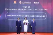 BIM Land vào Top 10 doanh nghiệp bất động sản hàng đầu Việt Nam