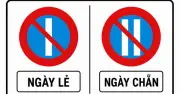 Biển cấm đỗ xe ngày chẵn lẻ: Cách tính và mức phạt cần biết