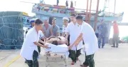 Bệnh xá đảo Trường Sa cấp cứu kịp thời ngư dân bị đứt lìa chân