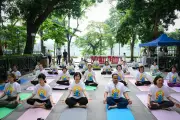 Báo Nhân Dân tổ chức đồng diễn Yoga kỷ niệm Ngày Quốc tế Yoga 2026