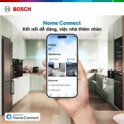 Bosch tích hợp Home Connect trên toàn bộ sản phẩm gia dụng thông minh