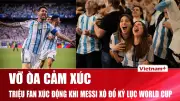 Buenos Aires cuồng nhiệt khi Messi lập kỷ lục ghi bàn World Cup ở tuổi 38