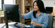 Cách vệ sinh màn hình máy tính an toàn, tránh hư hỏng lớp phủ