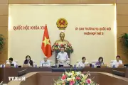Chủ tịch Quốc hội Trần Thanh Mẫn chủ trì Phiên họp thứ 3 của Ủy ban Thường vụ Quốc hội