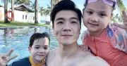 Chủ tịch SHS Đỗ Quang Vinh tất bật cùng con trong mùa hè