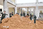 Chiến dịch 100 ngày đêm xây trường nội trú tại các xã biên giới Lai Châu