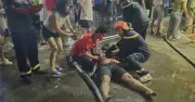 Cháy nhà 3 tầng ở Gia Lai, cứu sống 2 trẻ em mắc kẹt