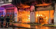 Cháy tiệm giặt sấy ở Cà Mau, một người bị bỏng nặng