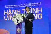 CLB Hà Nội nhận Huân chương Lao động hạng Nhì sau 20 năm thành lập