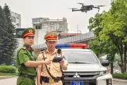Công an Hà Nội thử nghiệm dùng UAV giám sát giao thông, trật tự đô thị