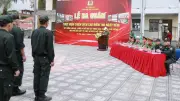 Công an Lai Châu huy động 200 cán bộ chiến sĩ hỗ trợ thi công 4 trường nội trú vùng biên
