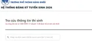 Công bố điểm thi lớp 10 Trường Phổ thông Năng khiếu từ 22h hôm nay