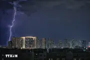 Cảnh báo mưa dông ở Hà Nội và mưa lớn tại vùng núi Bắc Bộ