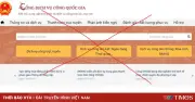 Cảnh báo website giả mạo Cổng Dịch vụ công Quốc gia để lừa đảo