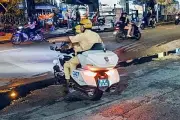 Cảnh sát chạy đua với thời gian đưa quả tim hiến tặng đến bệnh viện