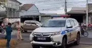 Cảnh sát dùng xe đặc chủng đưa thí sinh quên giấy tờ vượt 40km đến điểm thi
