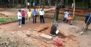 Cấp cứu vùng tháp chứa bảo vật quốc gia ở Thánh địa Mỹ Sơn