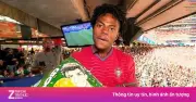 Câu chuyện đằng sau chiếc nón lá hình Ronaldo của CĐV Việt Nam trên tay IShowSpeed