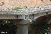 Cầu cạn trên đường Hồ Chí Minh tiếp tục xô nghiêng, chưa có phương án khắc phục