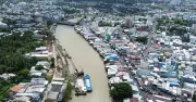 Dự án đường ven sông Bảo Định tại Đồng Tháp cơ bản hoàn thành, vướng mặt bằng