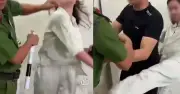 Danh tính người phụ nữ chửi bới, đánh chiến sĩ công an ở Thái Nguyên