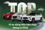 Doanh số xe xăng dầu tháng 5: Toyota và Ford chiếm ưu thế