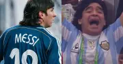 FIFA hé lộ khoảnh khắc Maradona cổ vũ Messi thời thần đồng