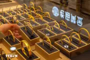 Giá vàng thế giới giảm do lo ngại lạm phát và lãi suất cao
