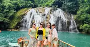 Gia đình Hà Nội đổ về thác nước đẹp ở Quảng Trị vui chơi, chi tiền triệu