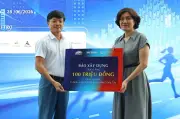 Giải chạy Báo Xây dựng 2026 trao 100 triệu đồng cho trẻ em khó khăn tại TPHCM