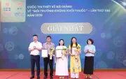 Gần 4.500 tác phẩm dự thi thiết kế bài giảng môi trường không khói thuốc