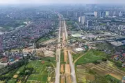 Gần 60km đường Vành đai 4 qua Hà Nội dần thành hình sau gần 3 năm thi công
