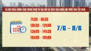 Hà Nội phân luồng hạn chế giao thông phục vụ Đại hội Hội Nông dân