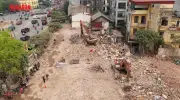Hà Nội tái chế phế thải xây dựng làm cốt liệu san nền hạ tầng