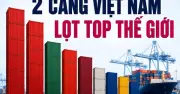 Hai cảng container Việt Nam lọt top hiệu quả nhất toàn cầu năm 2025