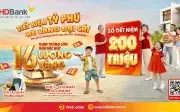 HDBank trao thưởng 38 khách hàng may mắn trong chương trình Tiết kiệm Tỷ phú