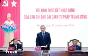Hội nghị tổng kết hoạt động của Ban Chỉ đạo Cải cách Tư pháp Trung ương