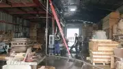 Hải Phòng: Kịp thời dập tắt đám cháy tại xưởng sản xuất pallet gỗ 400m2