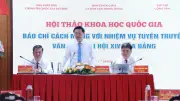 Hội thảo khoa học về vai trò báo chí cách mạng tuyên truyền Văn kiện Đại hội XIV