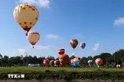 Hơn 30 khinh khí cầu nghệ thuật làm say lòng du khách tại Đồng Tháp